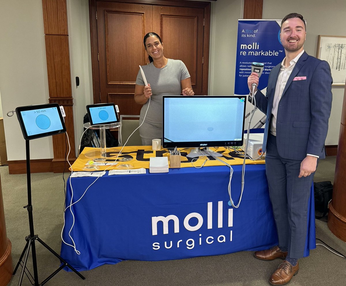 MOLLI Surgical, now part of Stryker (@mollisurgical) on Twitter photo A true collaboration of patient-centric #Innovation in #BreastCancer surgery!
<a href="/StrykerEndo/">Stryker Endoscopy</a> is showcasing the MOLLI Localization Platform alongside the SPY Fluorescence Imaging technology for the first time together at the "<a href="/ClevelandClinic/">Cleveland Clinic</a> Breast Cancer Summit: Collaborating for A true collaboration of patient-centric #Innovation in #BreastCancer surgery!
<a href="/StrykerEndo/">Stryker Endoscopy</a> is showcasing the MOLLI Localization Platform alongside the SPY Fluorescence Imaging technology for the first time together at the "<a href="/ClevelandClinic/">Cleveland Clinic</a> Breast Cancer Summit: Collaborating for