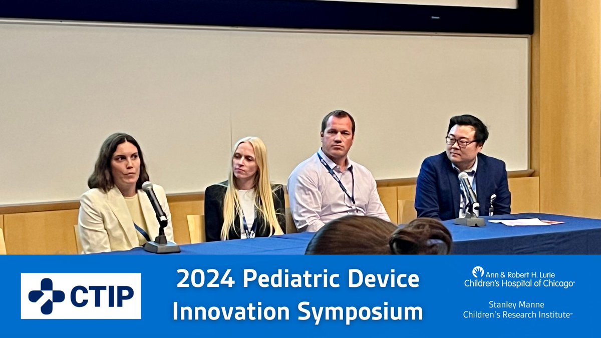 Panel Two discussion at CTIP's symposium, Partnership Opportunities to Support Pediatric Medical Device R&amp;D. <a href="/ctipmedtech/">CTIP</a> <a href="/Sibel_Health/">Sibel Health</a> <a href="/CobiCure/">CobiCure</a> <a href="/VasumPeiris/">Vasum</a> #research #pediatrics #healthinnovation