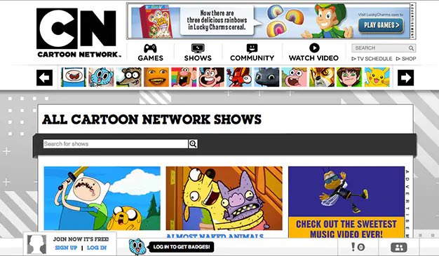 Cartoon Network's website has officially shut down after 26 years