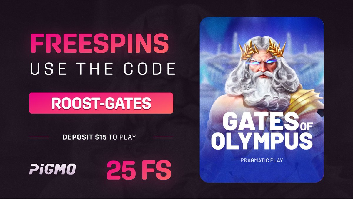 We have a new partner: Pigmo Casino.

You can play with your $ROOST.

We also got some free spins for the new people.

How to use my free spins?
- Visit pigmo.com/profile/rewards and claim your code: ROOST-GATES
-deposit &gt; deposit $15 to play. (WORKS WITH ROOST!)
- No wager req.