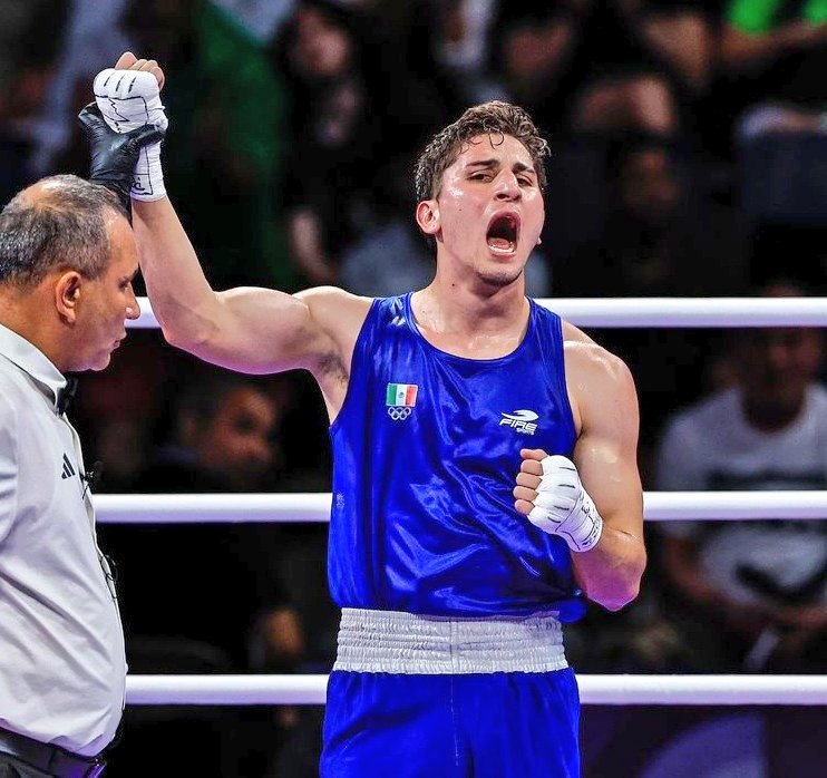 MLosAngeles2028's tweet image. ¡Plata para México🥈🇲🇽❤️!
¡Plata para México🥈🇲🇽❤️!
Marco Verde es subcampeón olímpico del Boxeo🥊 en los 71kg 
#Paris2024 #Boxing