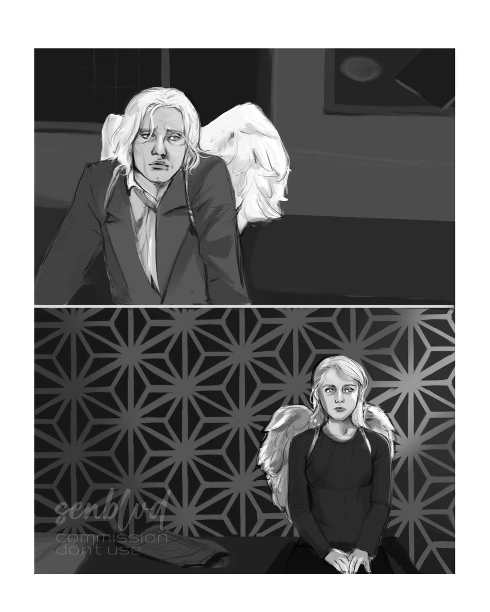 noctyssa's tweet photo. jaehaegon oldboy AU sketch i commissioned from the amazing @senblvd!! thank you so much, sen 💜💜💜 https://t.co/yLTIpfD7pf