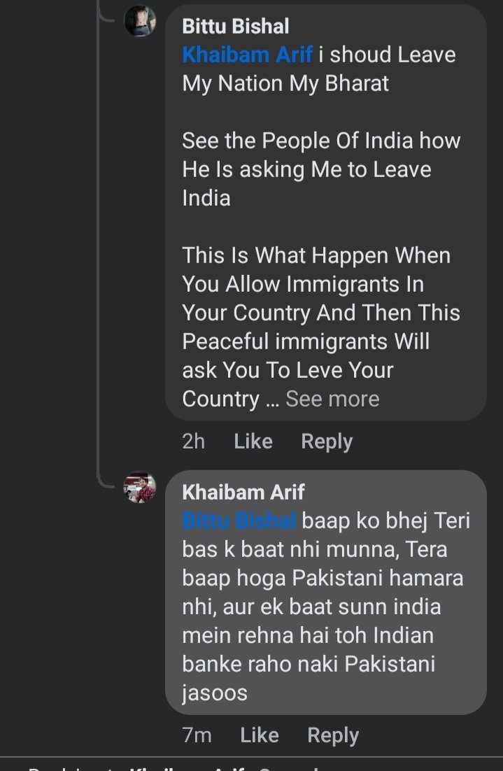 Mahadav1920's tweet photo. Am i a Pakistani ?? This Person Is Calling me a Pakistani for What reason ?? Because I just said We are 2nd Class Citizens in our Own Country ...shoud i Respond or not

Just imagine if they become 50% of Indias population 

omg I cant Even Think https://t.co/MFdb4b7lGu