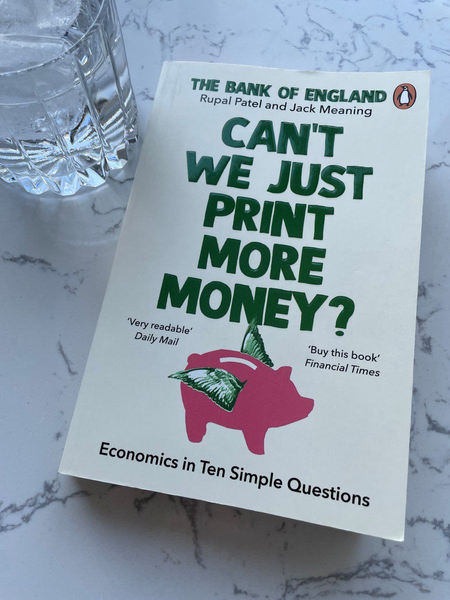 _economasters's tweet photo. Summer Reading Suggestion 1
- You're unlikely to find a more engaging, accessible, succinct introduction to Economics than this excellent book by two Bank of England economists. Highly recommended for newcomers to the subject! #economicsbooks #summerreading #economicstutors https://t.co/QUwpzOY3wd