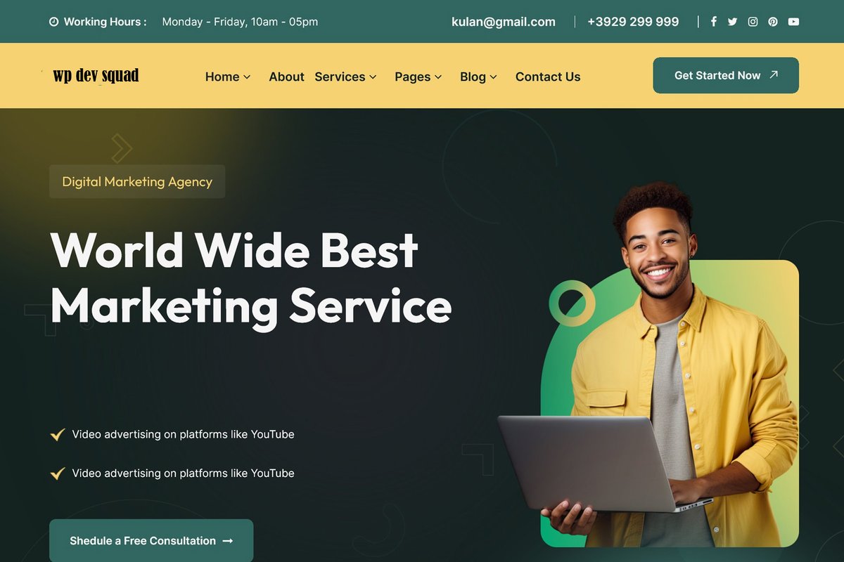 devamir74's tweet image. Marketing Service Website Banner Section Design
-
-
-
#devamir74 #devamir #wpdevsquad #wpdevsquad03
#wordpress #webdesign #webdevelopment #webdeveloper #woocommerce