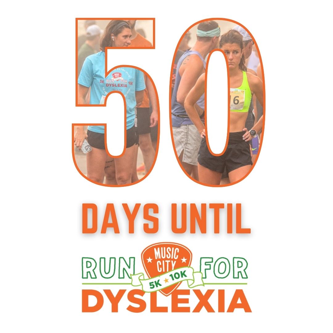 Only 50 more days until the Music City Run for Dyslexia! Sign up today and #RunForAReason. 

Visit dyslexiarun.com for more information.