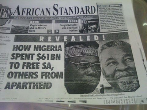 9japarrothq's tweet photo. In the fight against apartheid, Nigeria played a crucial role by investing a substantial amount of $61 billion to support the liberation of South Africa from the oppressive regime. 

Imagine how they are treating Nigerians today 😳 https://t.co/FnNdykQ9Xf