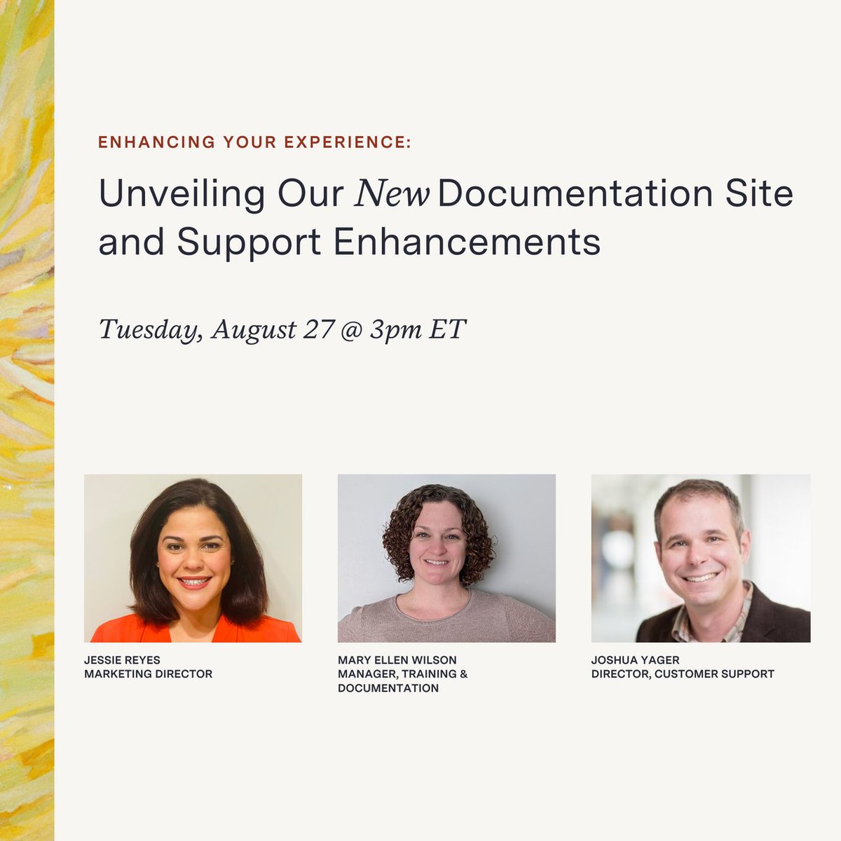gocadmium's tweet image. Join our exclusive webinar to explore Cadmium's latest innovations, including a revamped documentation site and new self-paced training modules,. Boost your productivity with valuable insights. Register now: hubs.la/Q02KRK380 #Webinar #ProductUpdate #TrainingModules