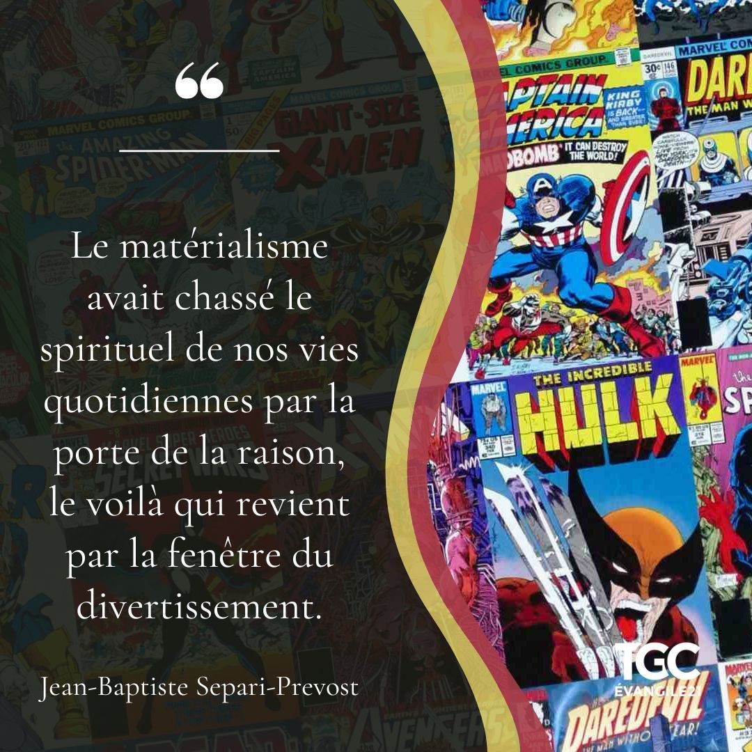 Le chrétien ne se sent pas à l’aise face aux elfes, aux robots et aux aliens, toutes ces créatures nées de nos rêves et de nos cauchemars, dont certaines renvoient à un passé vaguement païen. buff.ly/45VxXH9