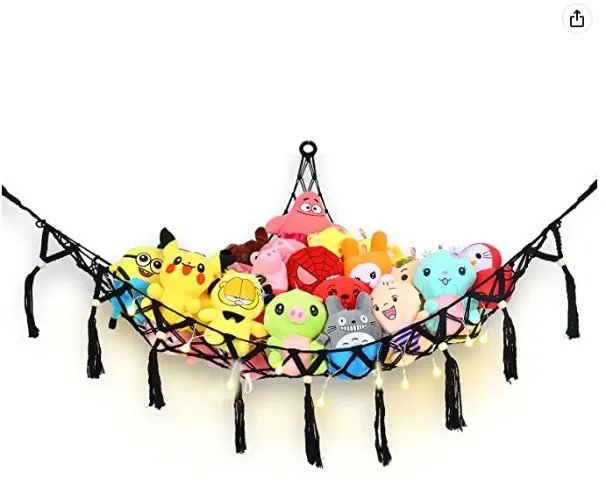 antariri_'s tweet photo. I just received KoHuiJoo Stuffed Animal Net Hammock Macrame Boho Plush Toy Net Hammock For Stuffed Animals With Lights Stuffed Animals Corner Hanging Stuffed Animal Storage Net for Kids Bedroom (  from melkor via Throne. Thank you! https://t.co/b1poIiMZ9F #Wishlist #Throne https://t.co/ZJVYzxpmN7