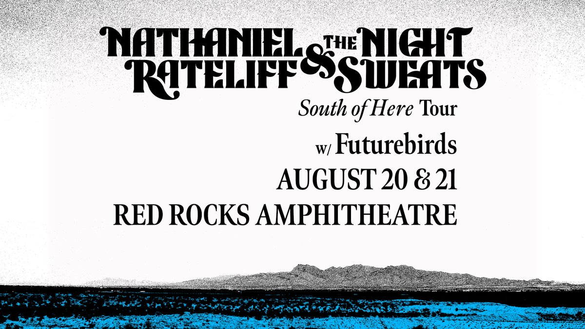 Do303 (@do303official) on Twitter photo Local favorites <a href="/NRateliff/">Nathaniel Rateliff</a> & the Night Sweats are set to headline 2 incredible nights at Red Rocks this month to celebrate the release of their new record, "South of Here." Get your tickets to the 8/20 & 8/21 affairs now to be part of these special shows!
t.dostuffmedia.com/t/c/s/176359 Local favorites <a href="/NRateliff/">Nathaniel Rateliff</a> & the Night Sweats are set to headline 2 incredible nights at Red Rocks this month to celebrate the release of their new record, "South of Here." Get your tickets to the 8/20 & 8/21 affairs now to be part of these special shows!
t.dostuffmedia.com/t/c/s/176359