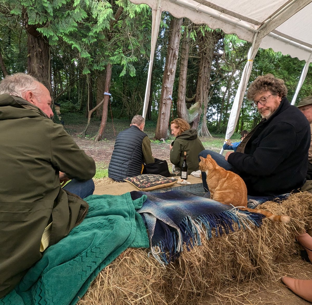 All eagerly awaiting the The Pilgrim Players  and their performance of As You Like It