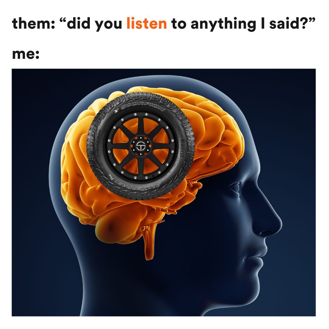 I'm sorry, what? 🛞😅

#tires #pirelli #funny #carmemes #simpletire #waysimple #waybetter