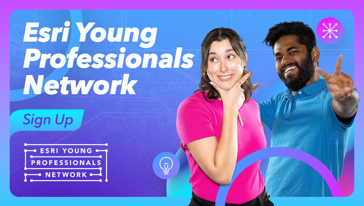 Esri Young Professionals Network tweet media