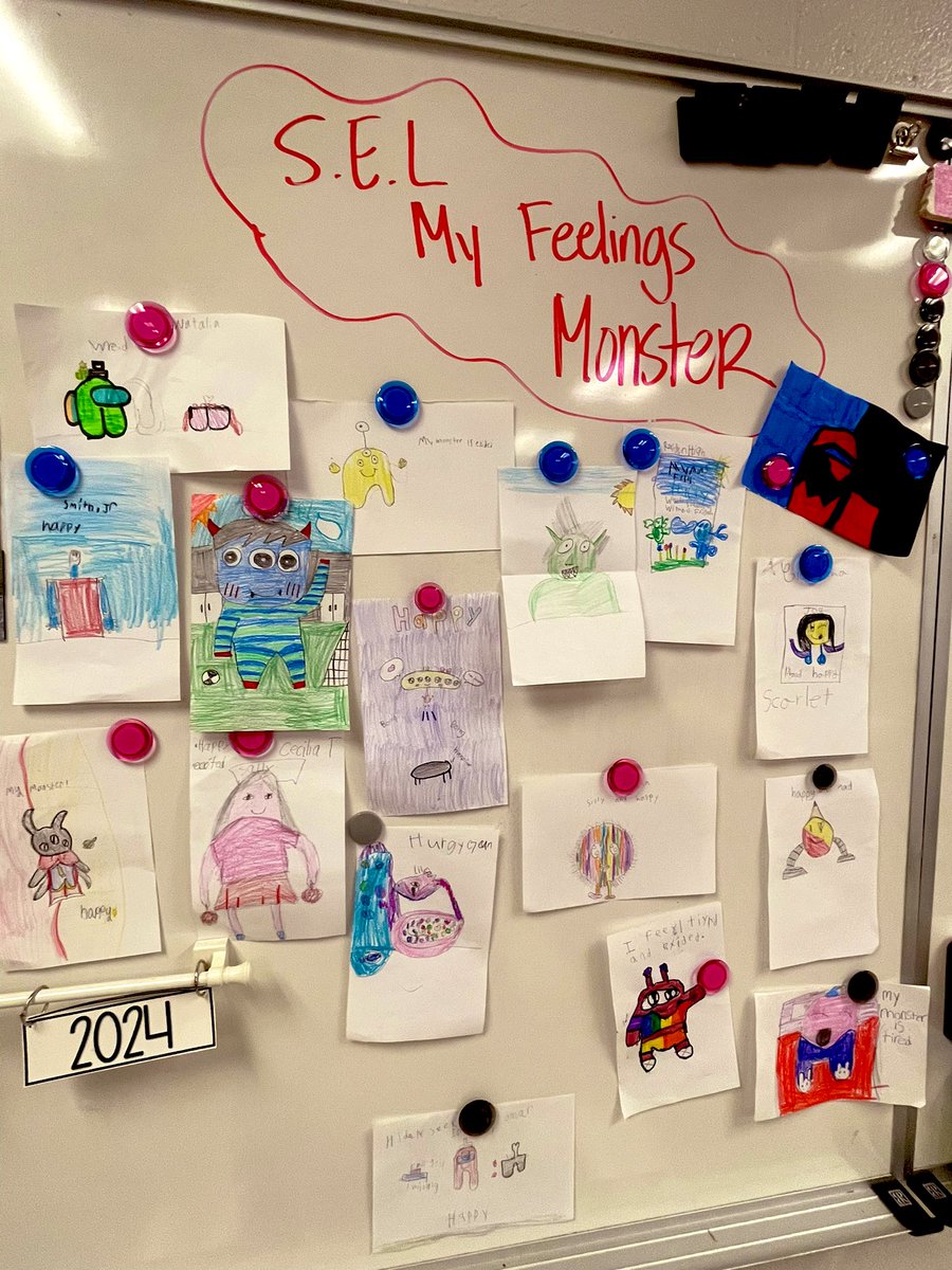 Kenya Macias (@k_macias_ees) on Twitter photo The first week of school is filled with emotions! S.E.L. Friday was about sharing those emotions. Students created a Feelings Monster!
#Emotions #SEL <a href="/eviram02_ES/">Enrique Viramontes</a> @MSosa_EES The first week of school is filled with emotions! S.E.L. Friday was about sharing those emotions. Students created a Feelings Monster!
#Emotions #SEL <a href="/eviram02_ES/">Enrique Viramontes</a> @MSosa_EES