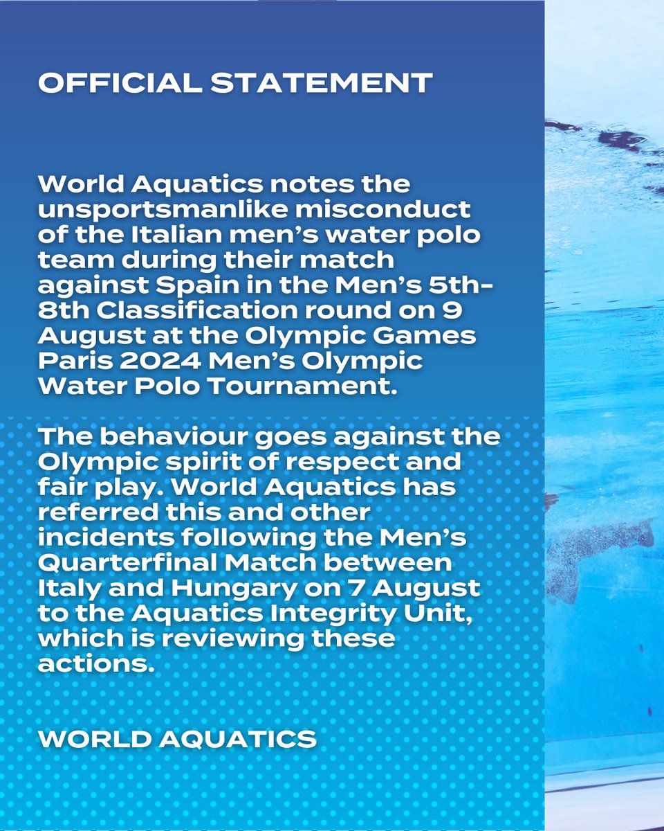 World Aquatics tweet media