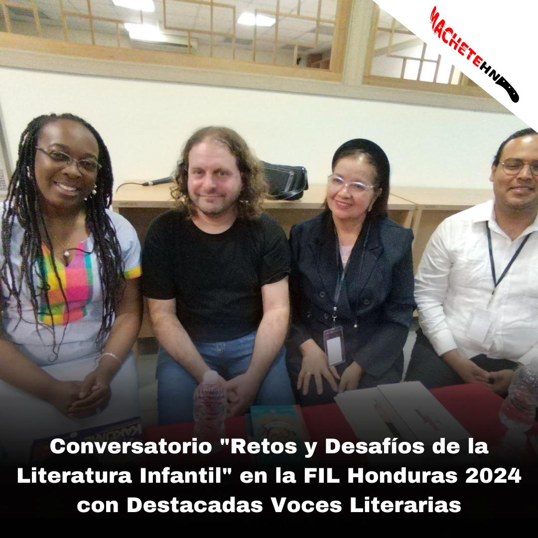 machetehn2009's tweet image. #FILHonduras2024|📚✨ Durante la III FIL, se llevó a cabo un enriquecedor conversatorio titulado &quot;Retos y desafíos de la literatura infantil&quot;.

Con la participación de destacadas voces como Cintia Bernárdez, Débora Ramos, Gito Minore y Josué Álvarez. 
#SECAPPH