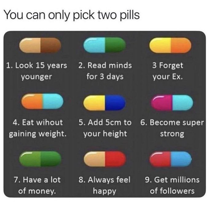 Which two you choosing?
