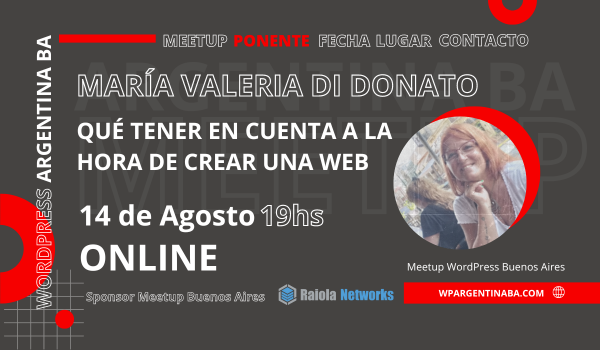 bichadecampo's tweet photo. Meetup de Agosto #WordPress Buenos Aires
📢 Qué tener en cuenta a la hora de crear una web
📅14 de agosto 2024
⏰ 19hs GMT-36
💻 Online
Unite y reservá tu lugar 👇👇👇👇
https://t.co/tfieCaP29j
@wpargentinaba
#WordPressBA #WordPressBuenosAires https://t.co/Qdb2rk89bS