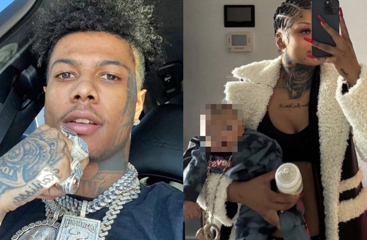mymixtapez's tweet photo. Blueface and Chrisean Rock's son, Jr., who is going to turn 1 year old in one month, is allegedly going to celebrate his first birthday without his parents after both were sentenced to 4 to 8 years in prison!! https://t.co/As26eIP5Z7