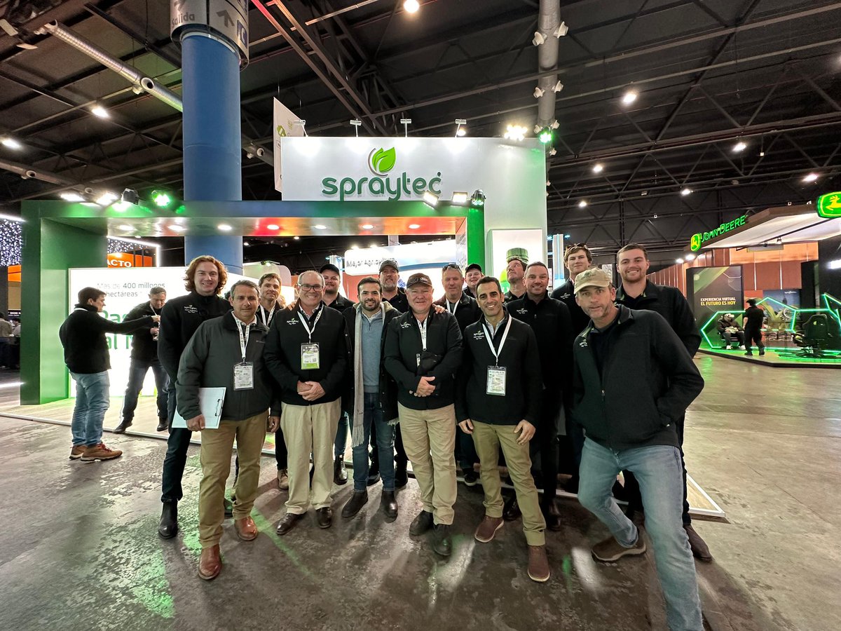 spraytec_aus's tweet photo. Wrapping up our time in Argentina!  

A special week with a special group of people. Committed, knowledgeable &amp; friendly professionals.

To end?

💡 Renowned @aapresid Congress
🔬 Independent trial walks 
🧪 Visual product demonstrations
🌾 Insightful farm visits

We’ll be back! https://t.co/KuSFhiFNMU