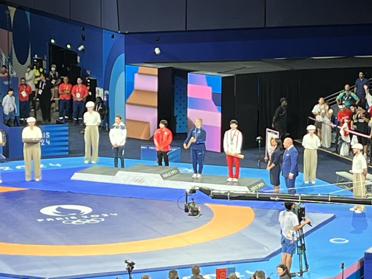 The only American woman to ever win 3 Olympic medals in wrestling… HELEN MAROULIS! 🇺🇸