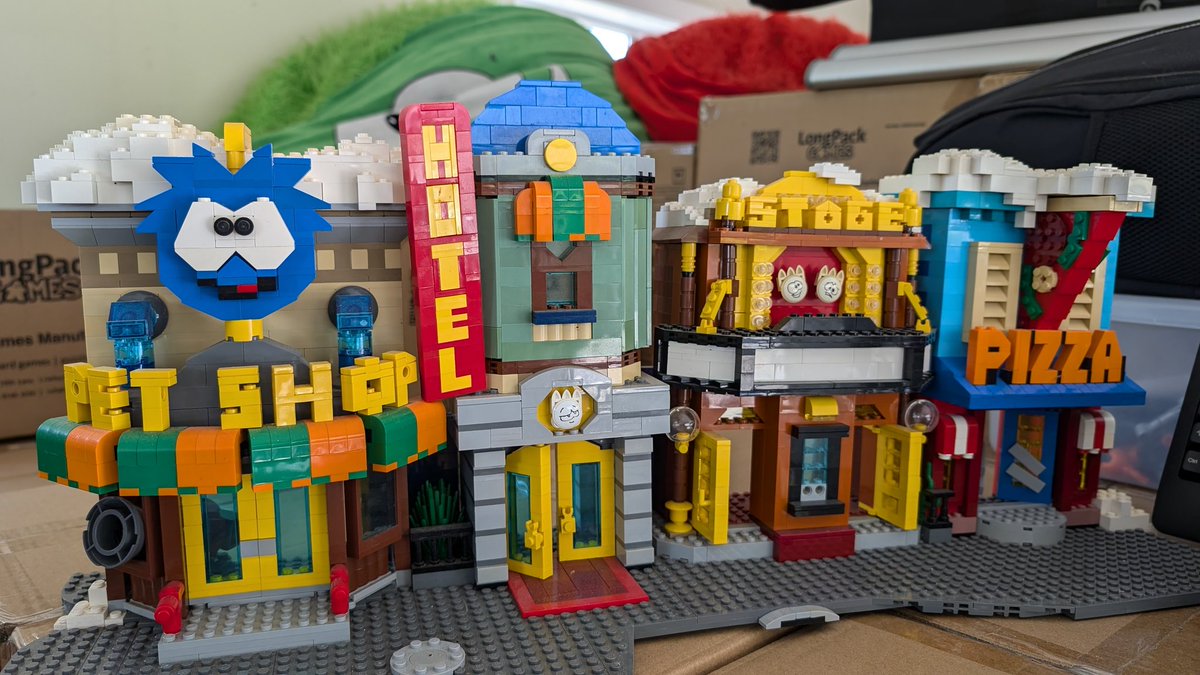 lancepriebe's tweet image. Just digging through my storage and found this. The Club Penguin team was tinkering with ideas on what a Lego set would look like.