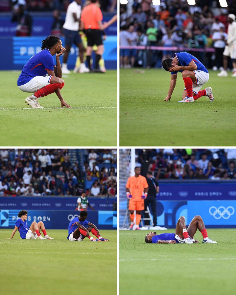 Vous pouvez lever la tête et être fiers de vous les gars ! 💪

Même si ce n’est pas celle que vous vouliez, vous avez ramené une belle médaille à la délégation Française 🥈🇫🇷

#FiersdetreBleus #Paris2024