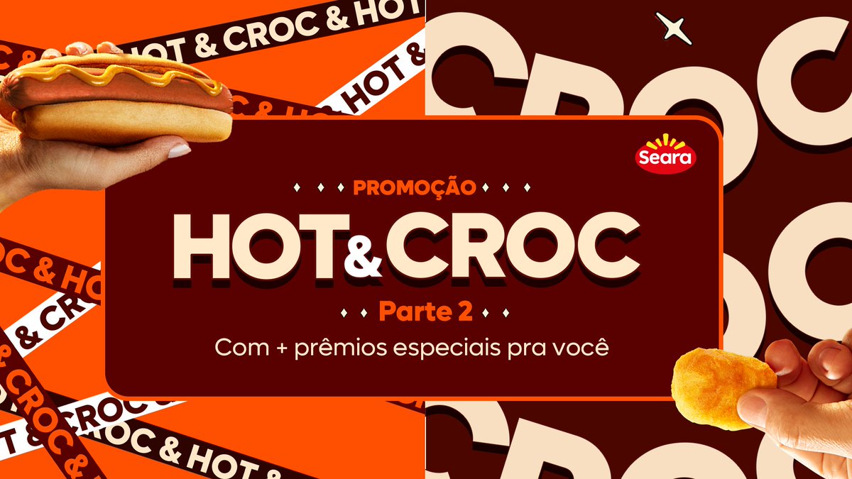 🚨 Bora para a parte 02 da promoção HOT&amp;CROC Seara? Vocês engajaram MUITO e merecem mais ingressos para os shows mais bombados do ano 🎉 Comente “eu amo #SearaNoRockinRio” quantas vezes quiser. Se chegar a 2 MIL COMENTÁRIOS, desbloqueamos novos desafios 👀