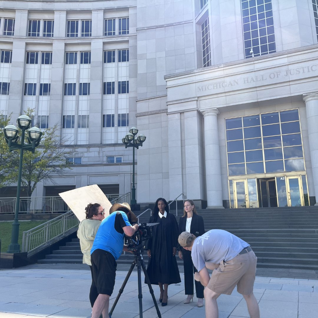 Take a look behind the scenes of us capturing footage for Michigan Supreme Court campaign commercials. 🎥⚖️

#behindthescenes #digitalimage #videoproduction