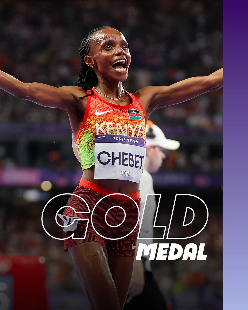 Congratulations, Beatrice Chebet, for winning  another gold in the women's 10,000m finals.
<a href="/WorldAthletics/">World Athletics</a> <a href="/KenyaAthletics/">Athletics Kenya</a>
