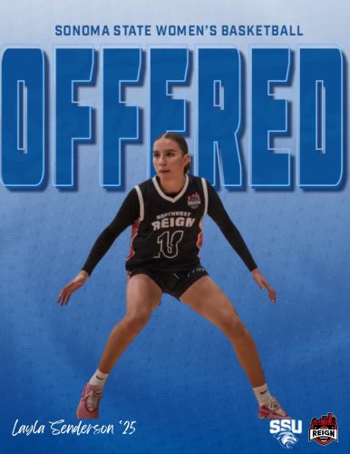 Blessed to have received an offer from Sonoma State University! So excited for this opportunity!