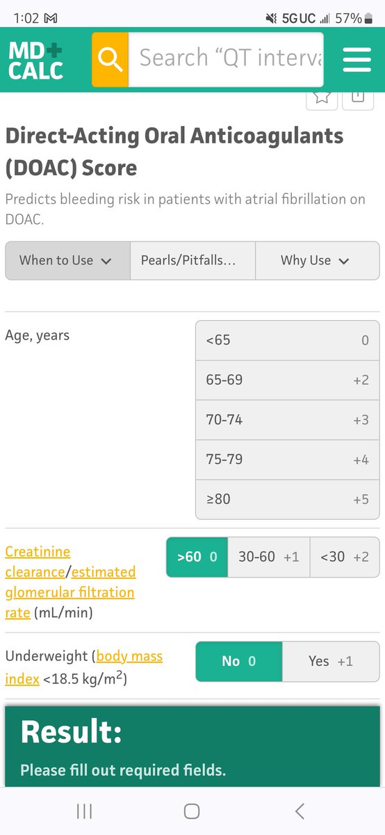 Rahul Aggarwal (@rahulaggarwalmd) on Twitter photo Happy to share MDCalc is now hosting the DOAC Score
Last year we published a calculator that predicts bleeding among AFib patients. It outperformed HAS-BLED in 4 multinational cohorts
An international collaboration w/ <a href="/SmithBIDMC/">BIDMC Smith Center</a> <a href="/TIMIStudyGroup/">TIMI Study Group</a> <a href="/rwyeh/">Robert W. Yeh</a>
mdcalc.com/calc/10551/dir… Happy to share MDCalc is now hosting the DOAC Score
Last year we published a calculator that predicts bleeding among AFib patients. It outperformed HAS-BLED in 4 multinational cohorts
An international collaboration w/ <a href="/SmithBIDMC/">BIDMC Smith Center</a> <a href="/TIMIStudyGroup/">TIMI Study Group</a> <a href="/rwyeh/">Robert W. Yeh</a>
mdcalc.com/calc/10551/dir…
