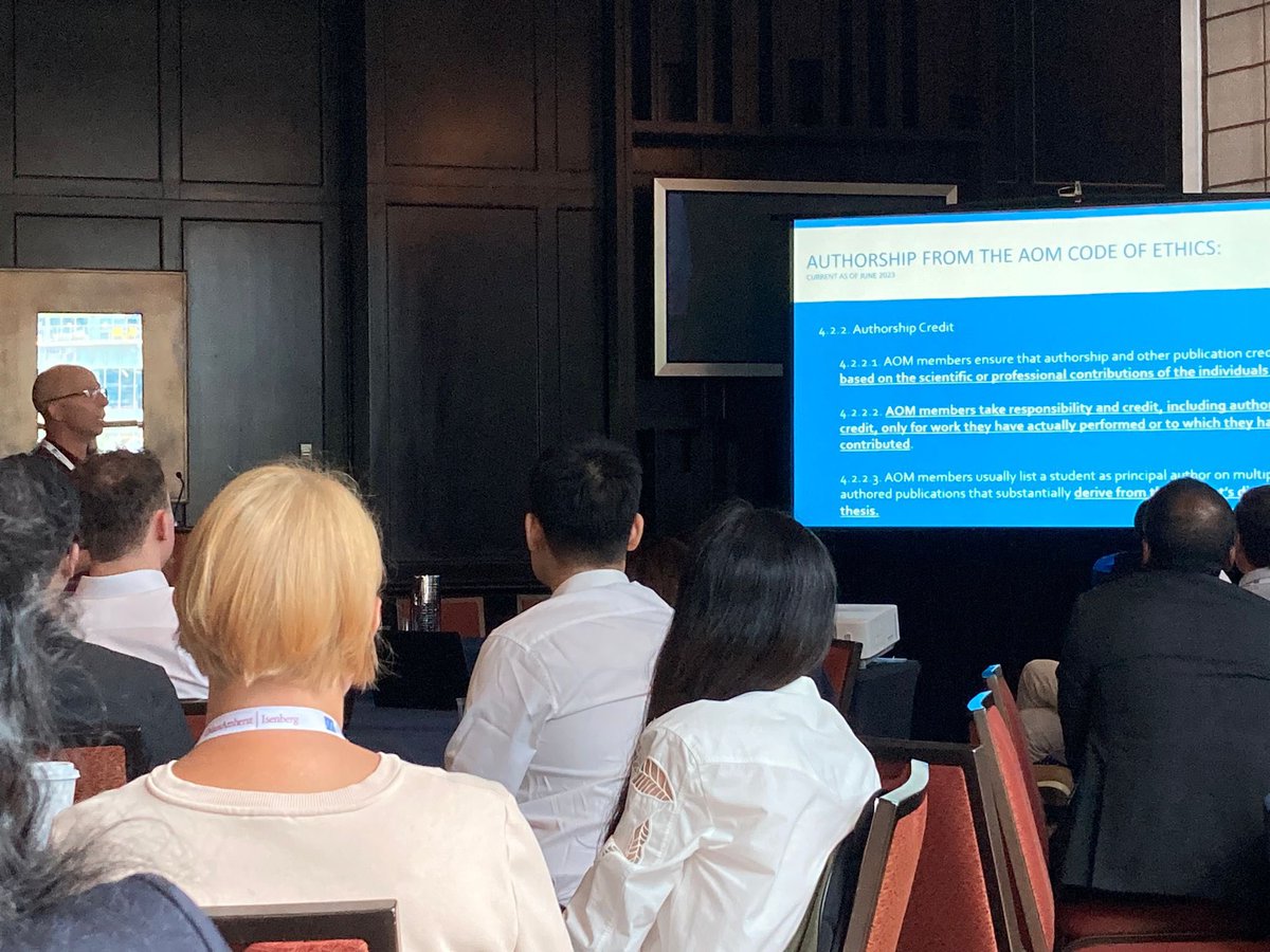 Great discussions at the CTO Doctoral Consortium at #aom2024