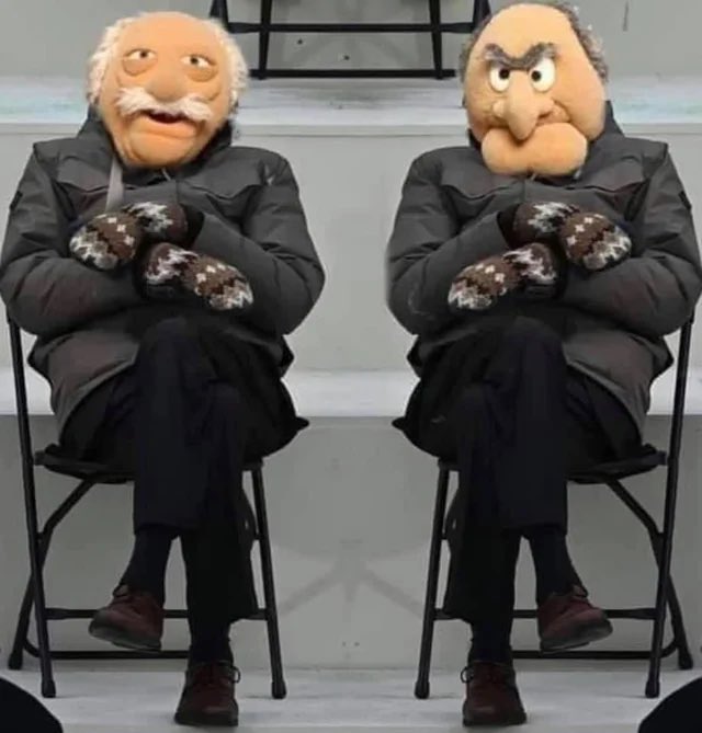 GarySquiresFan's tweet photo. Live look at the 2024-25 Cardinal basketball coaching staff on the bench!!
#BuiltByTheBoard
#ItsNapTime
#Decrepit https://t.co/ymCVsGGiTR