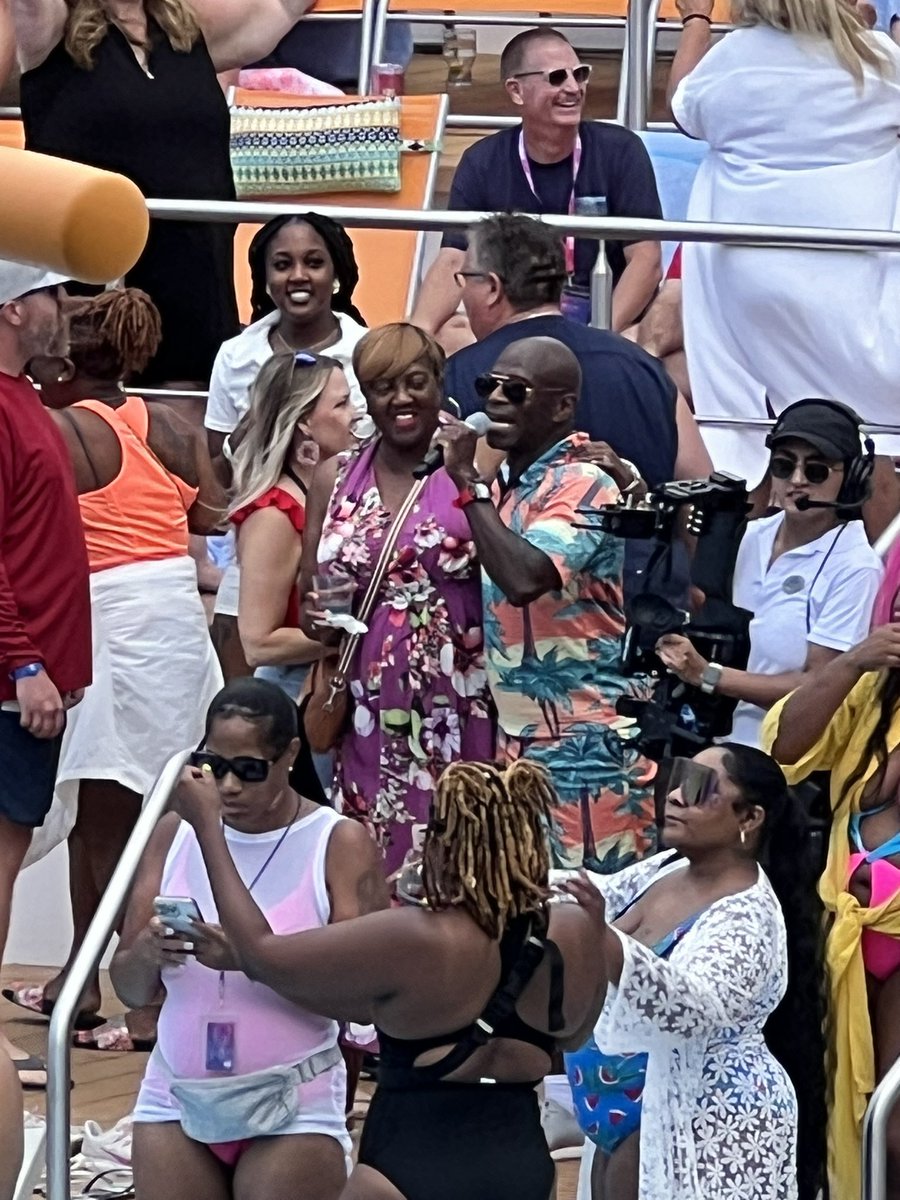 BrianBaslin's tweet photo. Hey @RoyalCaribbean this is the best cruise director on the @royalcaribbean utopia he is making the weekend great today https://t.co/RbP8dosQoB