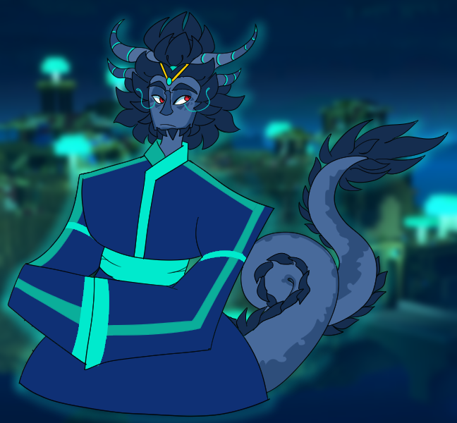 KatTheFantasy1's tweet photo. My AU version of Fred as a dragon creature. #digitalart #mcsm #MinecraftStoryMode https://t.co/RYUVZVymIP