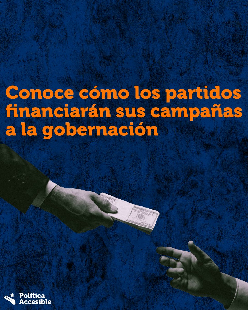Ante la cercanía de las Elecciones Generales ya los partidos dieron a conocer cómo van a financiar sus campañas políticas a la gobernación.

Más información: politicaaccesible.com/post/conoce-có…