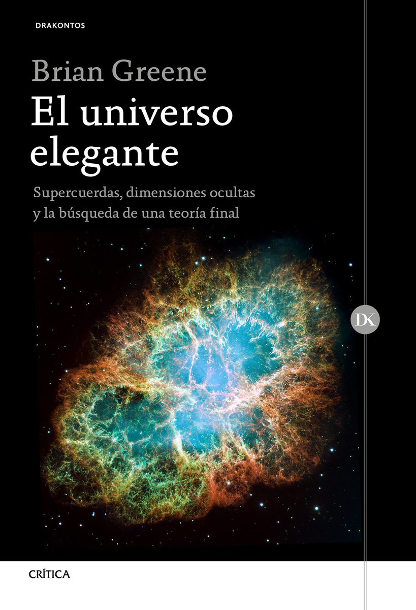 cacoma2's tweet photo. @brionesci @LluisMontoliu @ConchiLillo @aberron @MMartinonT @babelia_elpais @elcultural @EdDestino El universo elegante de Brian Greene https://t.co/mIYzsWPytt
