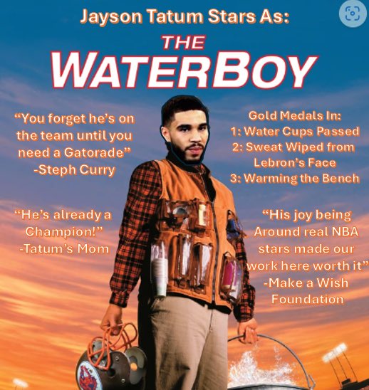 BREAKING:  Jayson Tatum scores mega documentary deal on the back of his record setting 2024 Paris Olympics performance.  “Who’s laughing now?”, says Tatum.