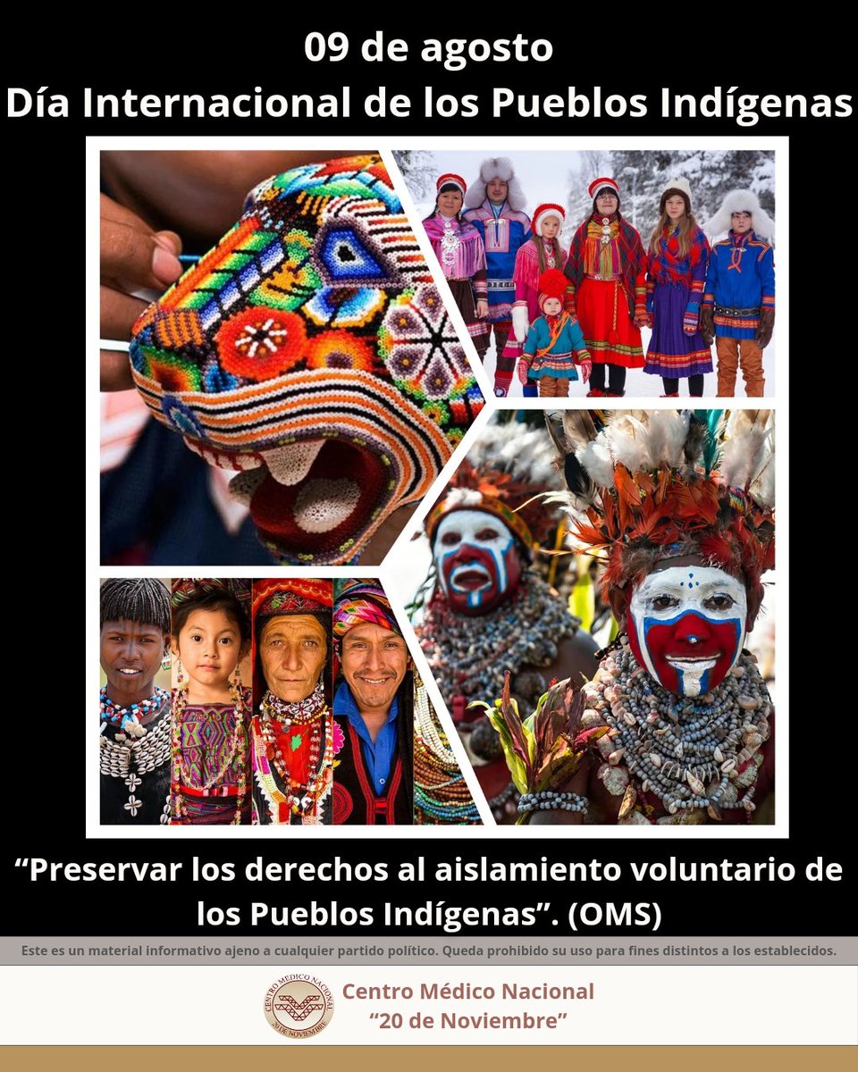 cmn20noviembre's tweet photo. 09 de agosto:
Día Internacional de los Pueblos Indígenas
#CMN20Nov https://t.co/ukSvurb6lg