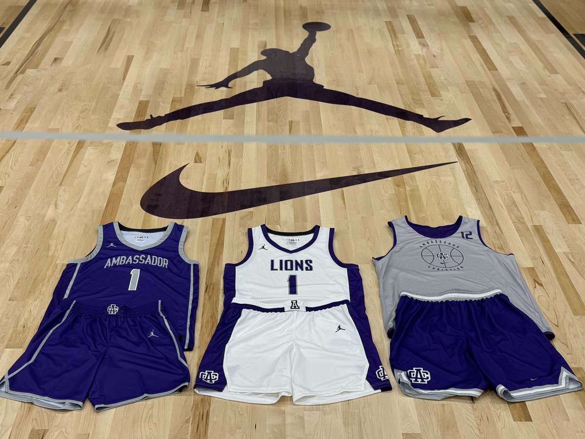 ACSLions_BB's tweet photo. THE 2024-25 Ambassador Christian Lions Varsity Boys Basketball Game Uniforms + Practice Uniforms.

1 of 3 Schools in NC permitted to be outfitted exclusively with Jordan. 

#DiamondsAreForever 🟣⚪️🟣 https://t.co/oG0MJI3oFn