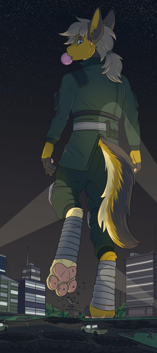 Joel not really paying attention where hes steppin &gt; . &gt;

Art by <a href="/fandroit/">Quattro</a>
