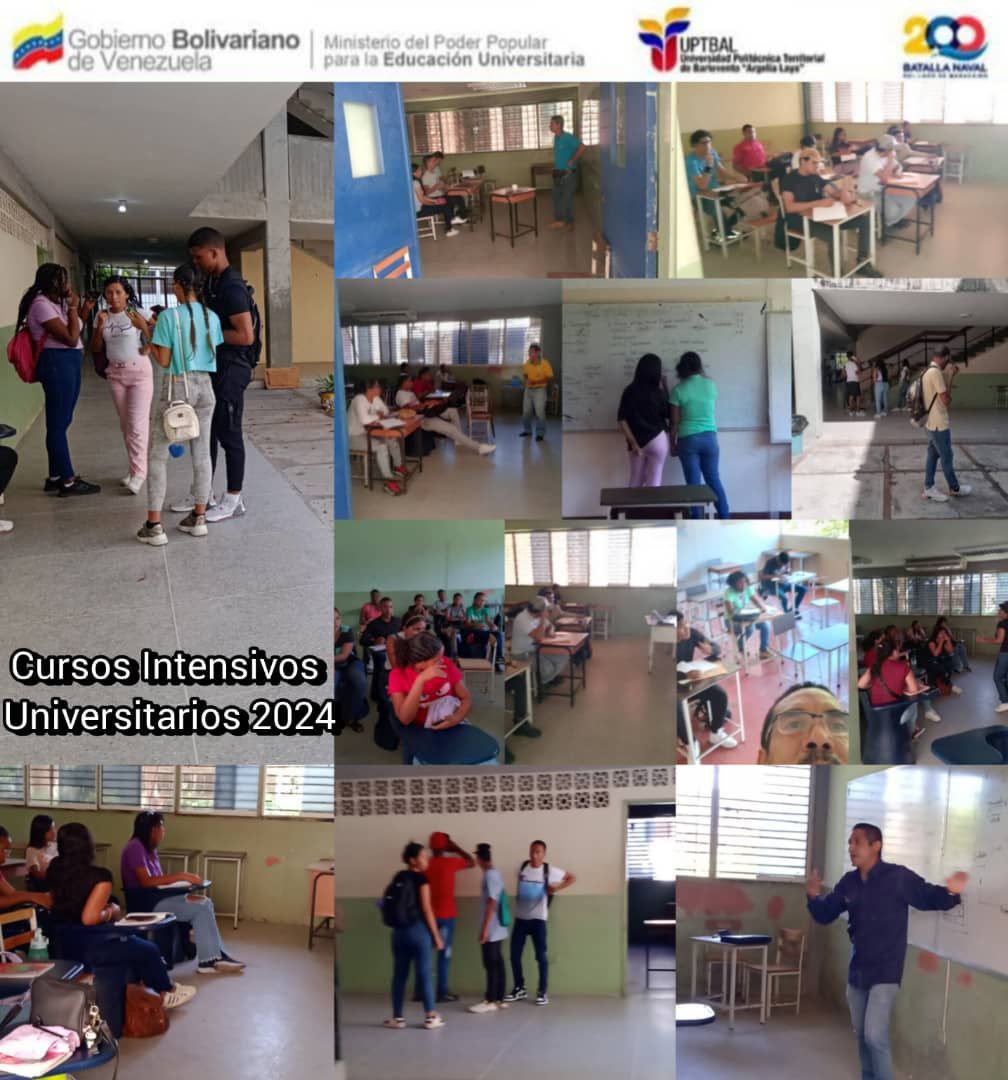 MPPEU_Ve (@mppeu_ve) on Twitter photo Los estudiantes de <a href="/UPTBAL/">UPTBAL</a> ya iniciaron esta semana el ciclo de cursos universitarios, donde refuerzan sus conocimientos y potencian su programa de formación o carrera.
#CIU2024
<a href="/NicolasMaduro/">Nicolás Maduro</a>
<a href="/sandraoblitasr/">Sandra Oblitas Ruzza</a> Los estudiantes de <a href="/UPTBAL/">UPTBAL</a> ya iniciaron esta semana el ciclo de cursos universitarios, donde refuerzan sus conocimientos y potencian su programa de formación o carrera.
#CIU2024
<a href="/NicolasMaduro/">Nicolás Maduro</a>
<a href="/sandraoblitasr/">Sandra Oblitas Ruzza</a>
