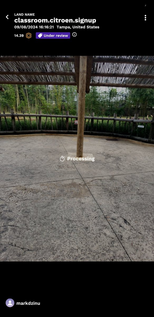 Mark_D_Zinu's tweet image. I now have 12 map files under review. Man I hope I did it good with my first go at it.
Shout out to @Alehiaseth for the tutorials.
I mapped the Cheetah viewing spot at Bush Gardens with a Cheetah just chillin in the shade.
#ZombieMob #OVR #ARmapping
#LearningNewShitDailyYo 😁