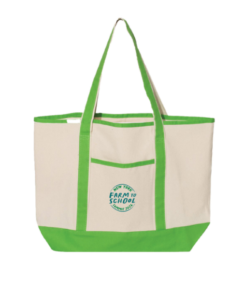 Going to the NYS Farm to School Summit this November? We have Summit merch-t shirts, tote bags, aprons, and more!  Order yours today! bit.ly/3M0Gd0M
