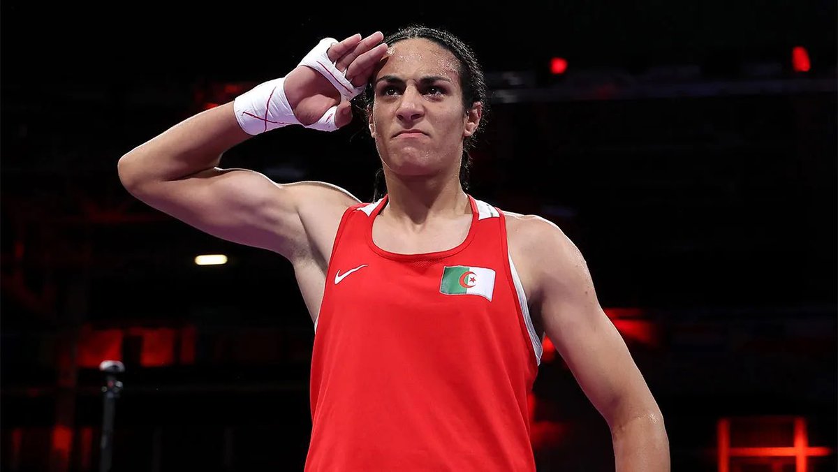 PopCrave's tweet image. Imane Khelif earns a Gold medal for Algeria in women’s 66kg boxing at the #Olympics .