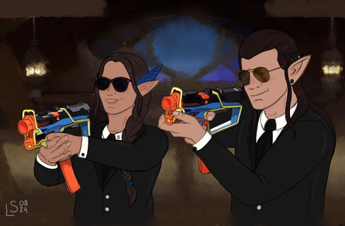 SixSpeedy's tweet photo. Agents Vex and Vax
Screencap redraw from c3e103 ad
#criticalrole #criticalrolefanart #CriticalRoleSpoilers https://t.co/gvMkbEDAwI