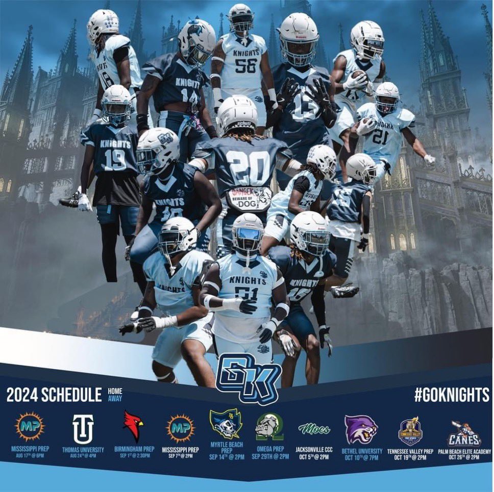 Matthew Kirby (@coachmattkirby) on Twitter photo Come watch a great scrimmage tomorrow, at noon. We will be at Shiloh High School for the Georgia Knights Football program! 2024 Season, here we are!
<a href="/GeorgiaKnights1/">Community Christian College Georgia Knights</a> <a href="/FOX5Sports/">FOX 5 Sports</a> Come watch a great scrimmage tomorrow, at noon. We will be at Shiloh High School for the Georgia Knights Football program! 2024 Season, here we are!
<a href="/GeorgiaKnights1/">Community Christian College Georgia Knights</a> <a href="/FOX5Sports/">FOX 5 Sports</a>