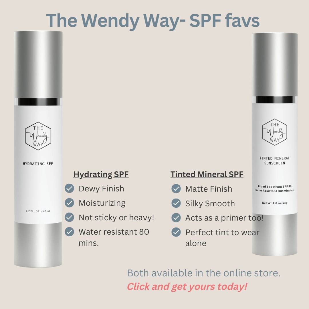 SavingFaceSpa's tweet photo. SPF is more than just sun protection – it's your skin's best friend in the fight against aging. By reducing redness and inflammation, SPF keeps your skin calm and balanced and preserving collagen and elastin.
#Thewendyway #savingfaceskinspa #skincaretips #acnesafeskincare https://t.co/4znkSGg3uC